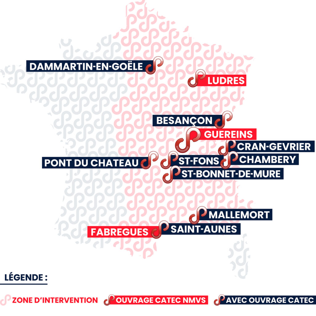 Carte NMVS centres